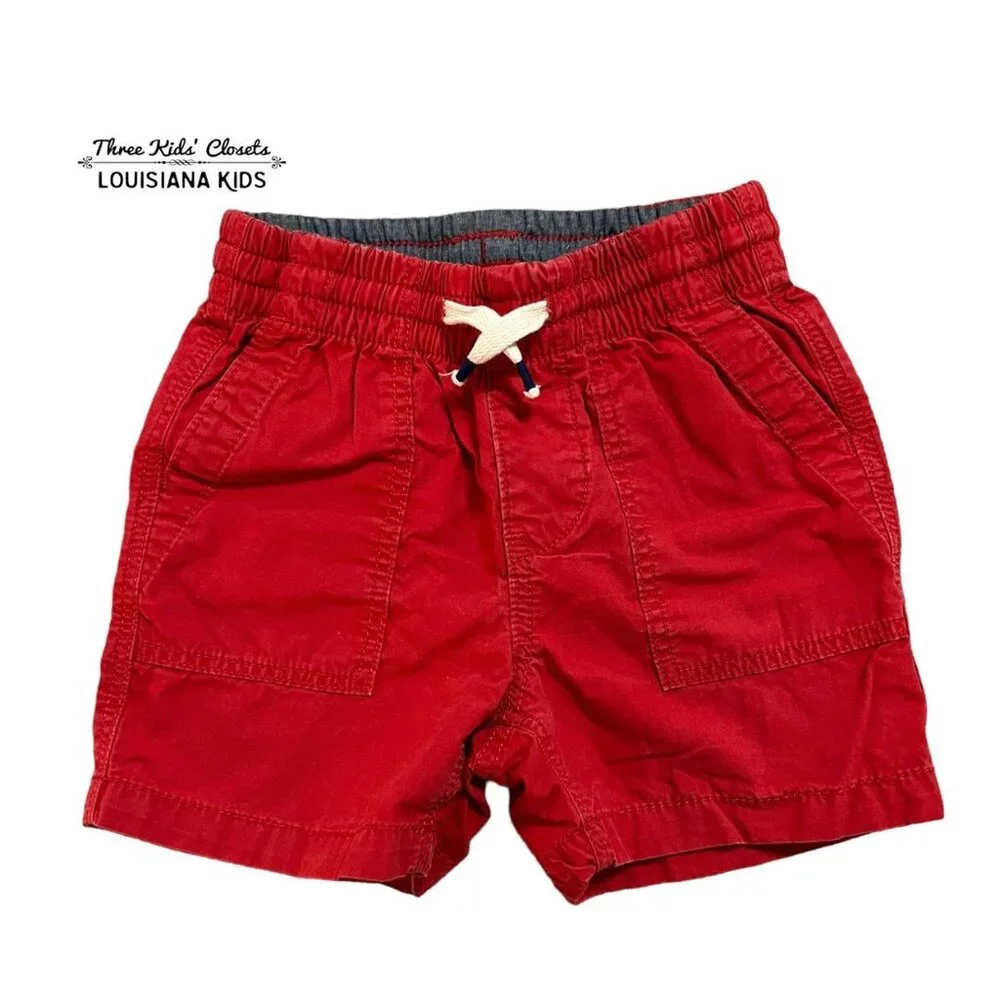 Baby Gap 18-24m Red Drawstring Shorts